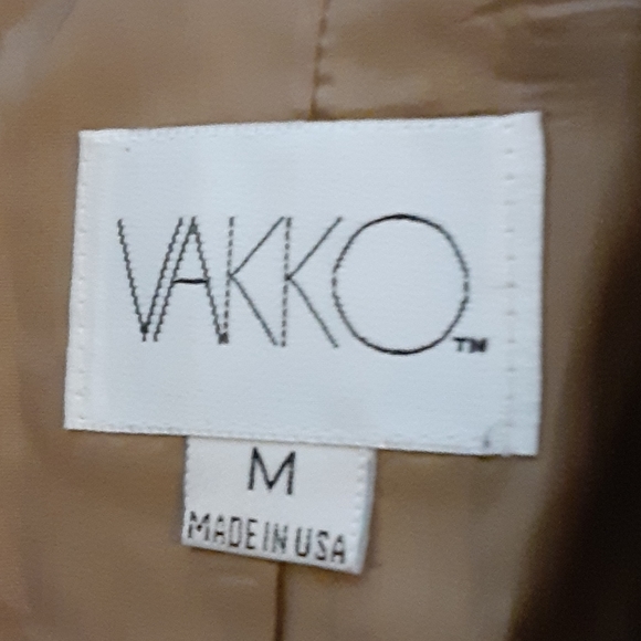 Vakko Suede Leather Leopard Print Jacket. - Picture 12 of 14